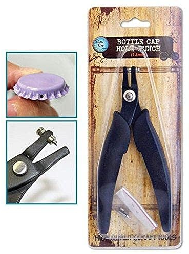 BCI Crafts Bottle Cap Metalllocher 1,8 mm Gummigriffe