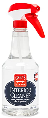 Griot's Garage Interior Cleaner Spray for Car Seats, Carpet, Upholstery Fabric, Floor Mat, Vinyl, Dashboard, Ideal for Truck, SUV, RV, Boat, and More, 10956, 22 Fl Oz