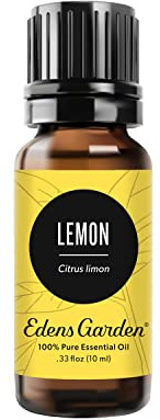 Edens Garden Lemon Essential Oil- 100% Pure Premium Grade, Undiluted, Natural, Therapeutic, Aromatherapy, The Best for Diffuser, Laundry, Humidifiers, Kid Safe 10 ml (.33 fl oz)