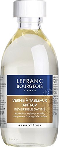 Lefranc Bourgeois Additif - Vernis Satiné à Tableau Anti Uv Flacon 250ml