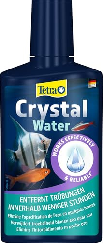 Tetra CrystalWater 250 ml, Elimina in Modo Facile e Veloce l'Intorbidimento dell'Acqua dell'Acquario