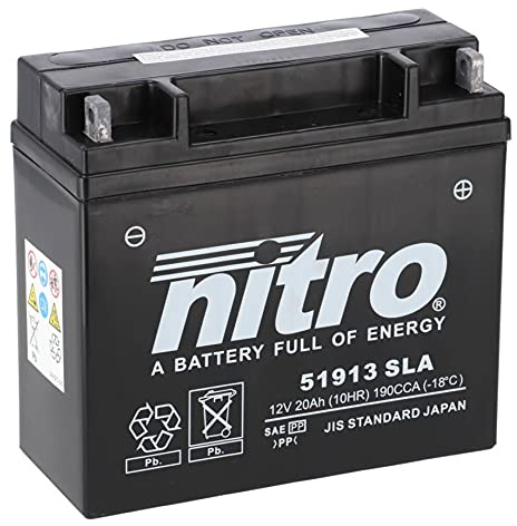 NITRO 51913 SEALED -N- Batteries, Schwarz (Preis inkl. EUR 7,50 Pfand)