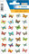 HERMA 6819 Aufkleber Schmetterlinge Glitzer klein mini, 28 Stück, Schmetterling Sticker in bunten Farben, Butterfly Etiketten für Fotoalbum Tagebuch Poesiealbum Scrapbooking Dekoration Briefe Basteln