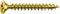 SPAX Universalschraube, 4,0 x 30 mm, 200 Stück, Kreuzschlitz Z2, Senkkopf, Vollgewinde, 4CUT, YELLOX A2L, gelb verzinkt, 1081020400303