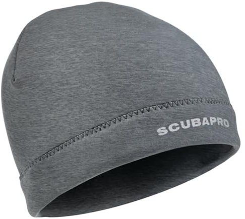 SCUBAPRO Neoprene Dive Beanie, Gray, S/M