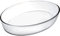Ibili Fuente Horno Oval KRISTALL 40X27X6,50 CM, Stainless Steel, 40 x 27 x 6.5 cm