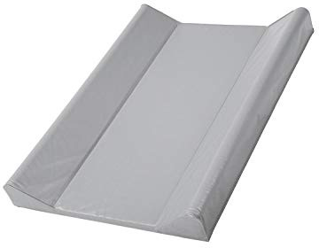 Rotho Babydesign Wickelauflage Keil (50 x 70 cm) - wickelauflage - wickeltischauflage - abwaschbar - wickelmatte - wasserdicht - grau