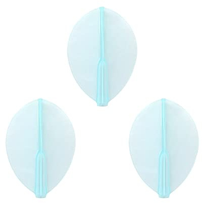 Cosmo Darts Fit Flight (Air) 3 Pack Pear Dart Flight (Light Blue)