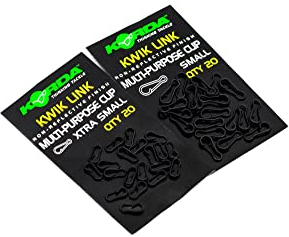 Korda Kwik Link | Quick-Change Metal Link for Hook Links and Leads | Non-Reflective Finish | Carp Fishing Tackle Accessory