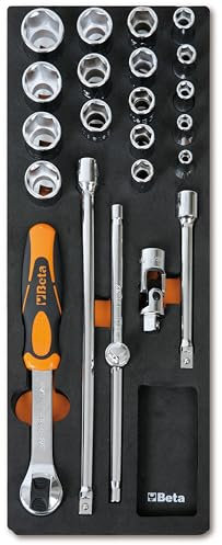 BETA 2450 M92 Weiche Thermogeformte Tablett mit Werkzeug Sortiment, 22 Teilig