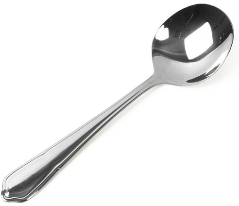 Dubarry Cutlery Soup Spoons - Pack of 12 | Stainless Steel Soup Spoons, Genware Dubarry Cutlery