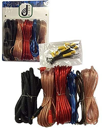 j-audio complet Amplificateur Amp Kit de câblage calibre 10 1000 W max SUB ou haut-parleurs