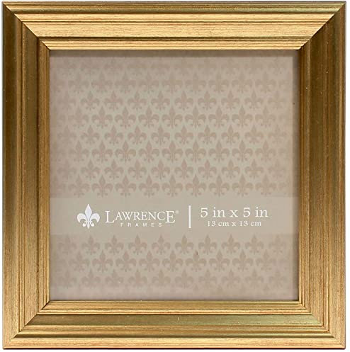 Lawrence Frames 5 L x 5 W Sutter Burnished Gold Picture Frame