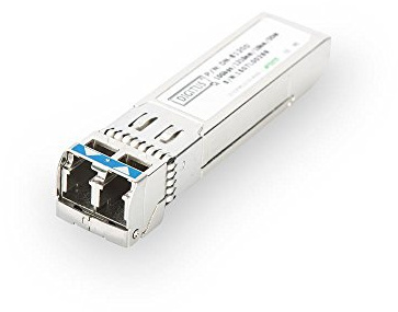 DIGITUS Universal SFP+ Modul - 10 Gbit/s - Mini GBIC - für Multimode-Glasfaserkabel - LC Duplex - 850 nm Wellenlänge - 300 m Reichweite - Plug & Play