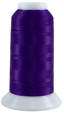 Superior Threads Bottom Line 2-Ply 60-Weight Polyester Embroidery Quilting Sewing Thread - 3,000 Yard Cone (#606 Dark Purple)