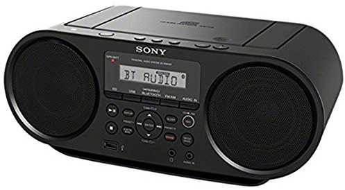 Sony ZSRS60BT CD Boombox with Bluetooth and NFC (Black)