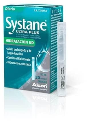 Systane Hidratación UD gotas oftálmicas lubricantes | 30 x 0.7 ml