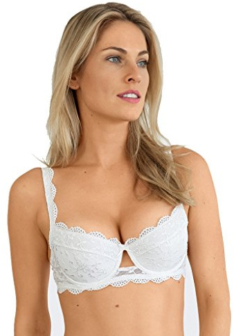 Nina von C. - Dirndl Push Up soutien-gorge / Soutien-gorge blanc B - C - D - E Coupe 70-95 Taille: 90 ° C Couleur: blanc