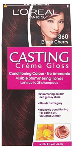 L'Oreal Paris Casting Cream Gloss Conditioning Colour 360 Black Cherry - 3 unidades