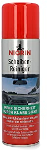NIGRIN Schiuma detergente per vetri, rimuove insetti, silicone e residui di grasso, 300 ml