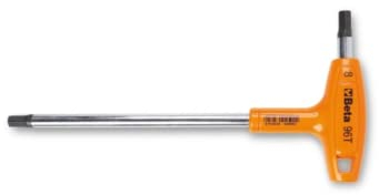 Beta 96T/S5P - Juego de 5 llaves macho hexagonales acodadas con mango