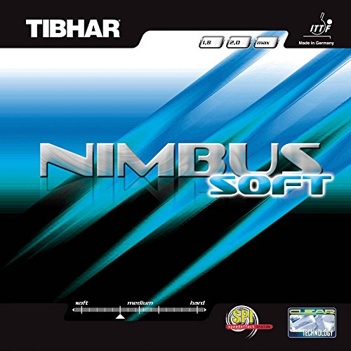 Tibhar Belag Nimbus Soft, schwarz, 1,8 mm