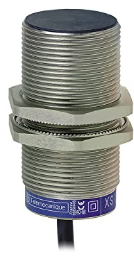 Schneider Electric XS630B1MAL2 Métal Détecteur Inductif XS6, Cylindrique M30, 15 mm Portée Nominale, 1 F, 2 m Câble, 62 mm Longueur, 24-240V AC/DC, 50/60 Hz