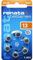 Renata Hearing Aid PR48 Button Cell ZA 13 Zinc Air 305 mAh 1.4 V Pack of 6