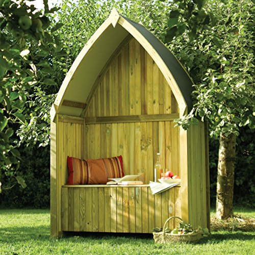 Winchester Wooden Garden Arbour Seat Pressure Treated Timber