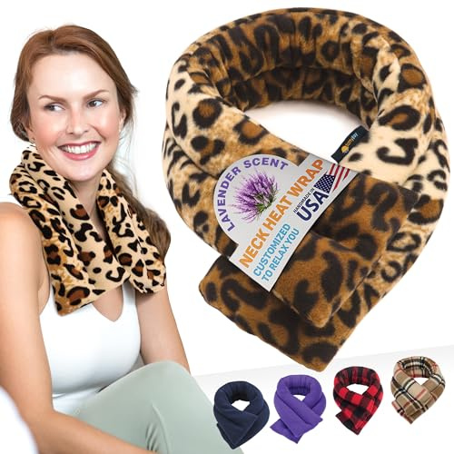 SunnyBay Lavender Heating Pad, Neck and Shoulder Wrap, 26x5 inch