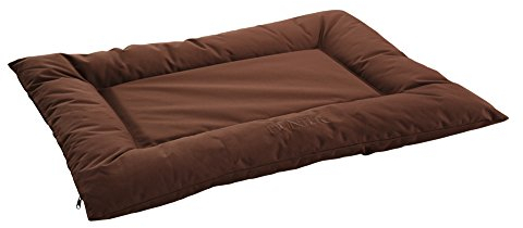 HUNTER Gent Hundebett, wasserabweisend, schmutzabweisend, antibakteriell, 100 x 70 cm, braun