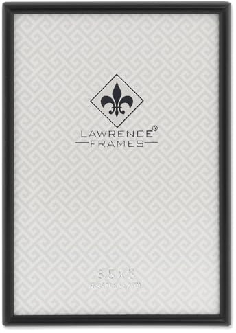 Lawrence Frames 660035 3.5x5 Simply Black Picture Frame
