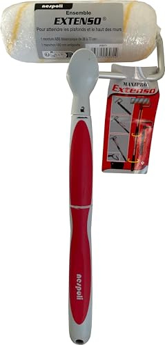 Nespoli 956071 - Rullo per pittura con manicotto e asta telescopica
