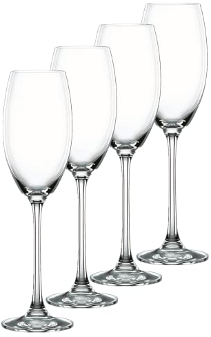 Spiegelau & Nachtmann Champagnerglas, Glas, Transparent, 4 Stück (1er Pack), 4