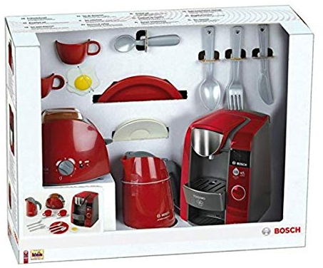 Theo Klein 9541 - Bosch Frühstückset mit Tassimo Kaffeemaschine
