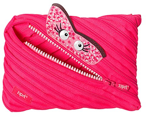 ZIPIT Talking Monstar Jumbo Federmäppchen, Rosa