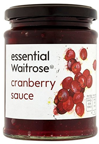 Essential Waitrose tranbärsås 305 g