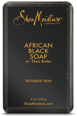 Sheamoisture Shea Moisture African Black Soap With Shea Butter 8 Oz Pack Of 5