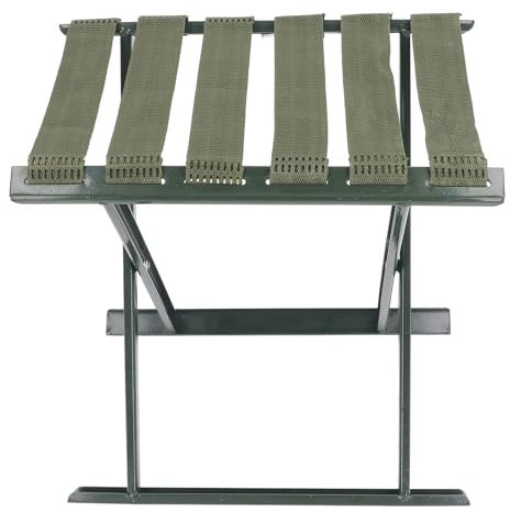 KELFEEAO 1602‑2 Campinghocker, Tragbarer, Zusammenklappbarer, Kompakter, Leichter Hocker, 60 Kg Outdoor-Campingstuhl Zum Spazierengehen, Wandern, Angeln(Type B)