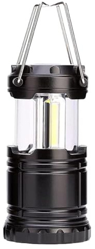Iluminación de emergencia para cortes de energía, linterna LED alimentada por pilas para camping y hogar, lámpara impermeable multifunción