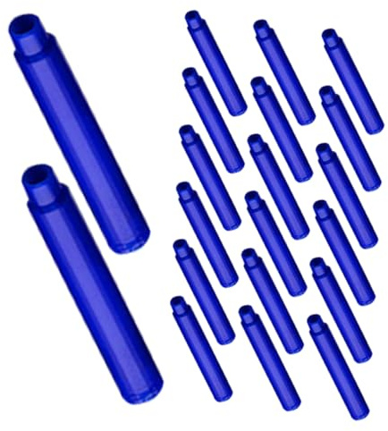 Operitacx Nachfüllbare Schnelltrocknend Füllfederhalter für 100 Tintenpatronen aus Kunststoff Kompatibel und für Schule und Kalligrafie