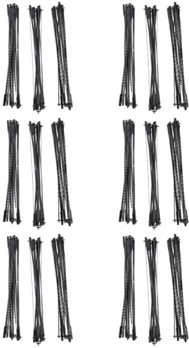 Jnchdghwa 216Pcs Scroll Saw Blades 127mm Carbon Steel Fretsaw Blades with Pin 15/18/24 Teeth Standard Fine Cut Saw Blades