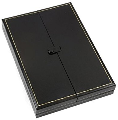 Fancy Necklace Jewelry Gift Box: Prestige Collection Black