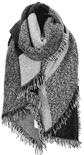 Wokkol Schalcape, Schals für Damen, Großer Schal Damen Winter, Damen Winterschal, Flauschiger Schal, Weicher Kaschmirstoff, ein Warmes Geschenk für Oma, Mutter und Freundin im Winter