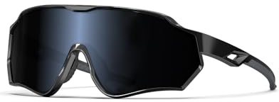 BEACOOL Gafas de Sol Deportivas Polarizadas Gafas Ciclismo Protección UV TR90 Hombre y Mujer para Ciclismo Pesca Golf Running Conducción Senderismo