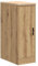 vidaXL Garagen-Aufbewahrungsschrank Artisan-Eiche Massivholz Kiefer, Schrank, Werkzeugschrank, Lagerschrank, Garagenschrank, Aufbewahrungsschrank