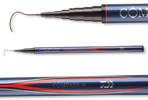 Daiwa Compass Mobile Telepole Stipprute 3m / 4m / 5m / 6m kompakt Stippangel (4,00m)