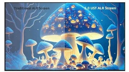 écran de Projection motorisé Écran de projecteur UST ALR, Cadre Fixe, rejet de la lumière ambiante, pour projecteur à focale Ultra Courte 4K 8K 3D, 5.0 videoprojecteur(120 inch)