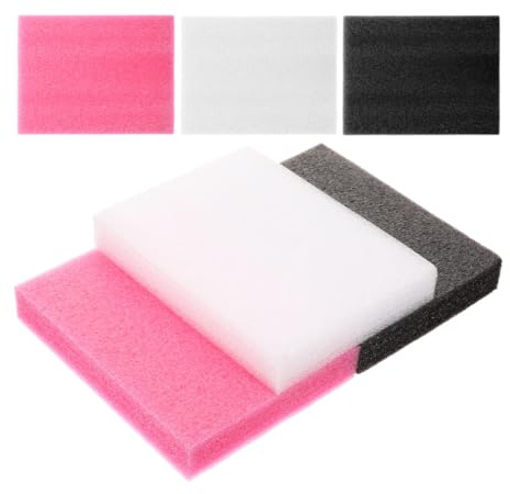 TEMPNAP Almohadillas para Fieltrar Aguja 6 Piezas, Tapete de Fieltro de Lana de Alta Densidad, 15x10x3 Cm, Colores, Tablero Compacto para Manualidades DIY y Protección de Agujas