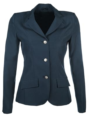 HKM 3341 Turnierjacket Marburg, Reitjacket Reitjacke, dunkelblau Mädchen 104